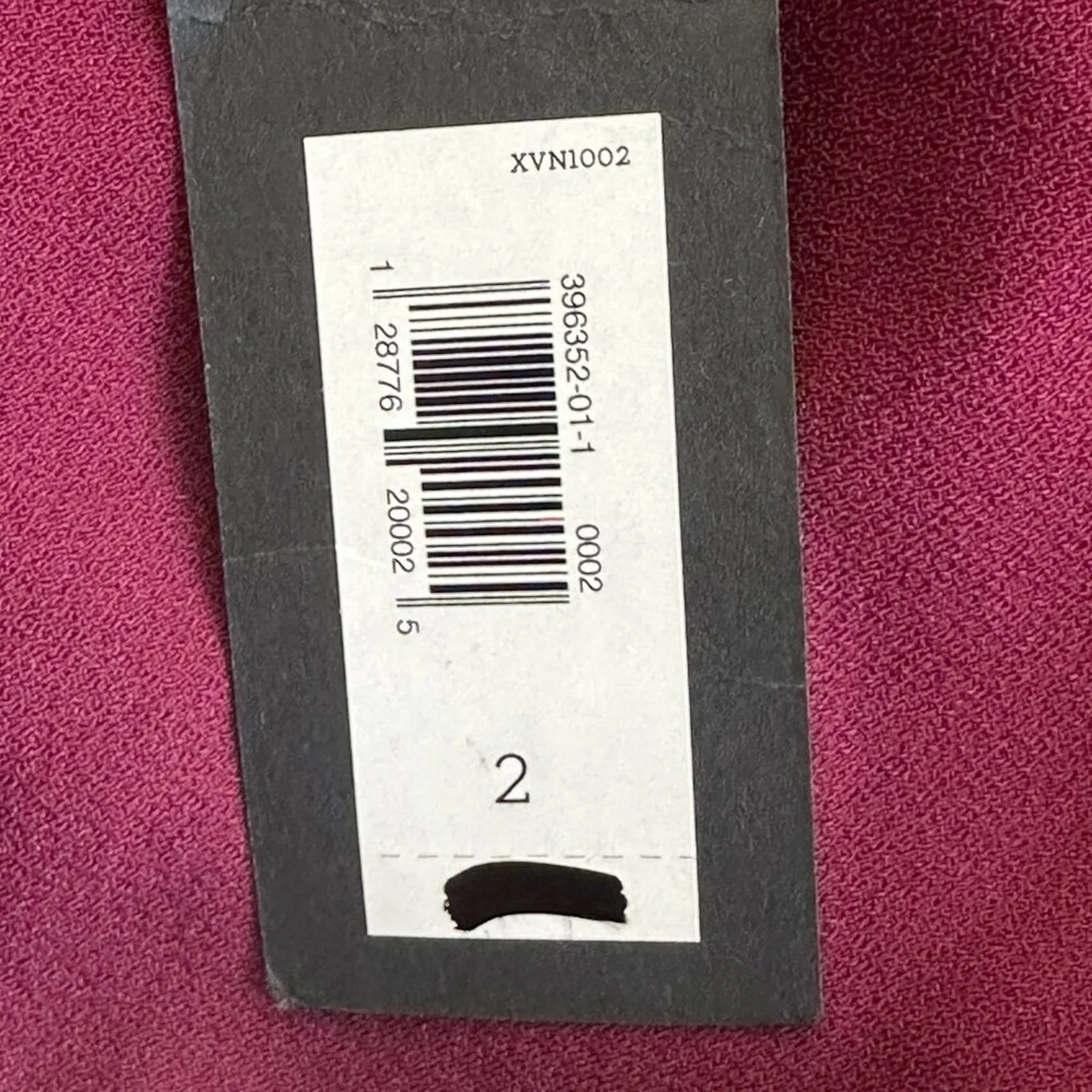 NWT Banana Republic Mini A-Line Dress Womens 2 Burgundy V-Neck 3/4 Sleeve Fall - Image 7