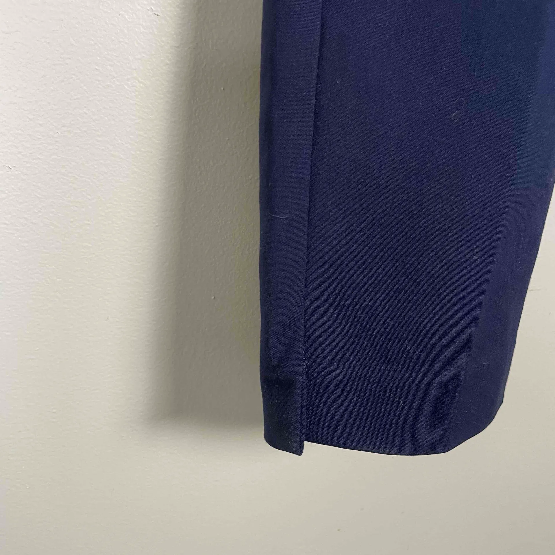 New York & Co. Women's Navy Military Highrise Ankle Ponte Pants Size 0‎ Blue - Image 2