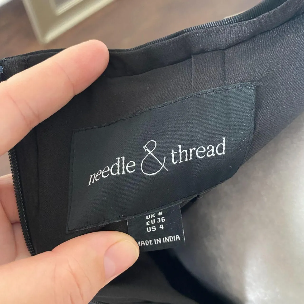 Needle & Thread Andromeda Maxi / BHLDN Avery Open Back Beaded Prom Dress S - Image 7