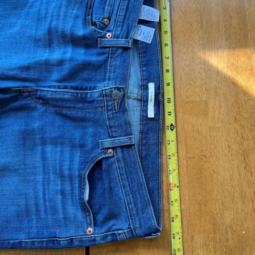 Levis Sz 33 Boyfriend Jeans Denim Pants Mid Rise Relaxed Fit Stretch Tapered Leg - Image 7