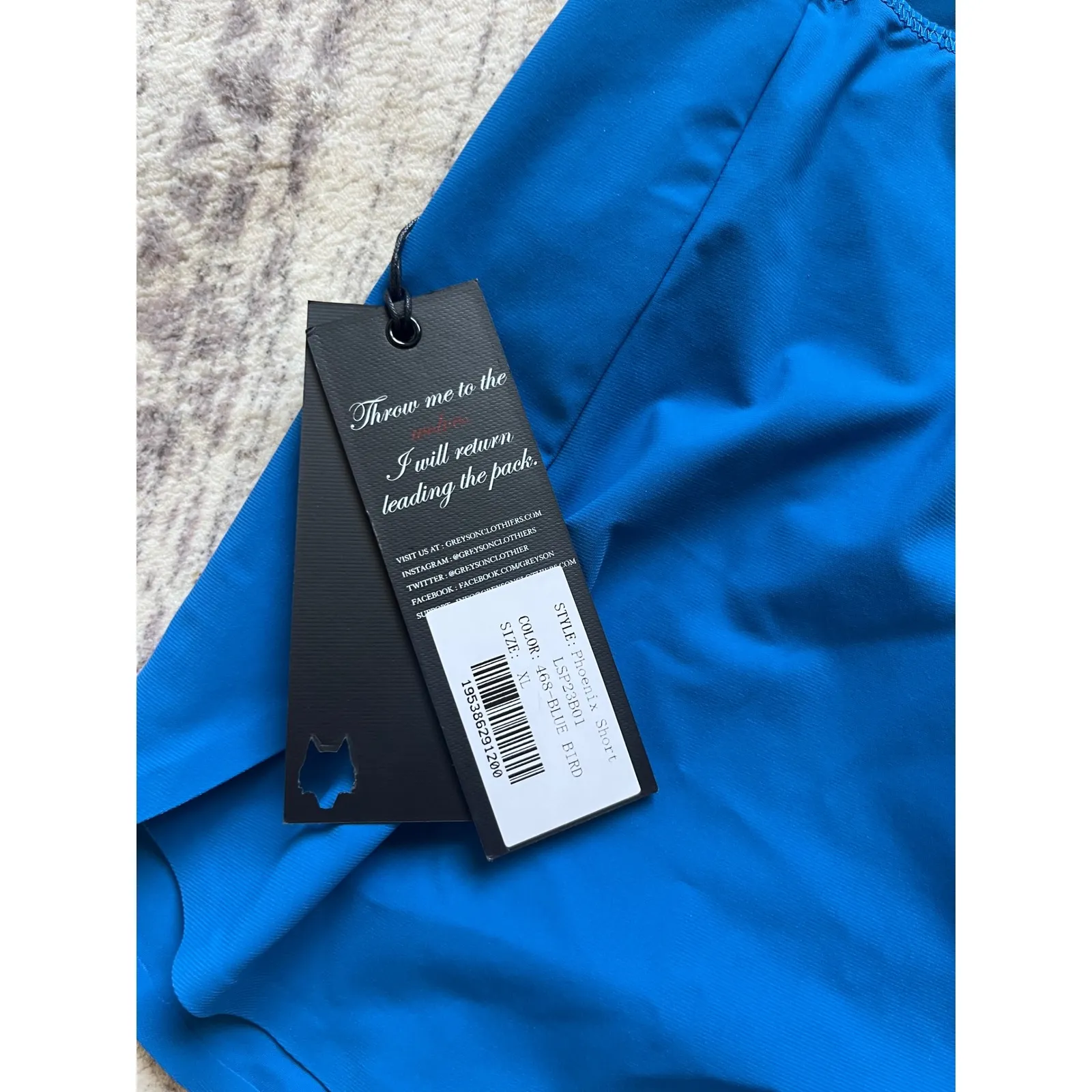 Greyson‎ xL women's athletic shorts phoenix blue bird - Image 2