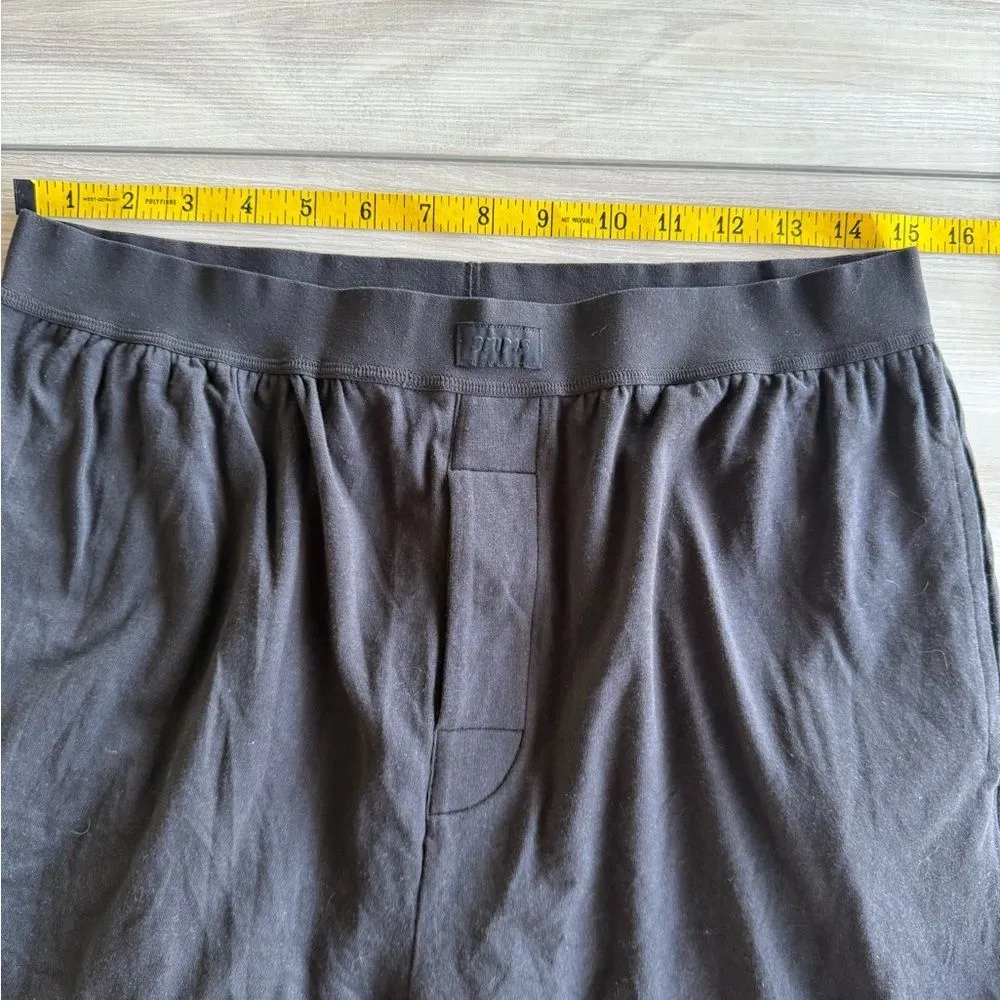 SKIMS Boyfriend Loose Pant Black Medium NWT - Image 9