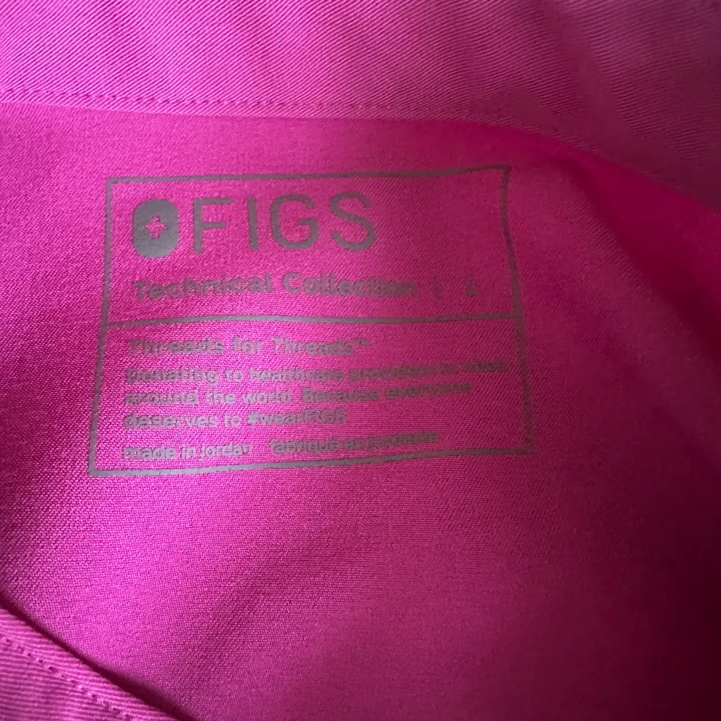Figs Limited Edition Rafaela Bright Fuchsia size Large - Image 4