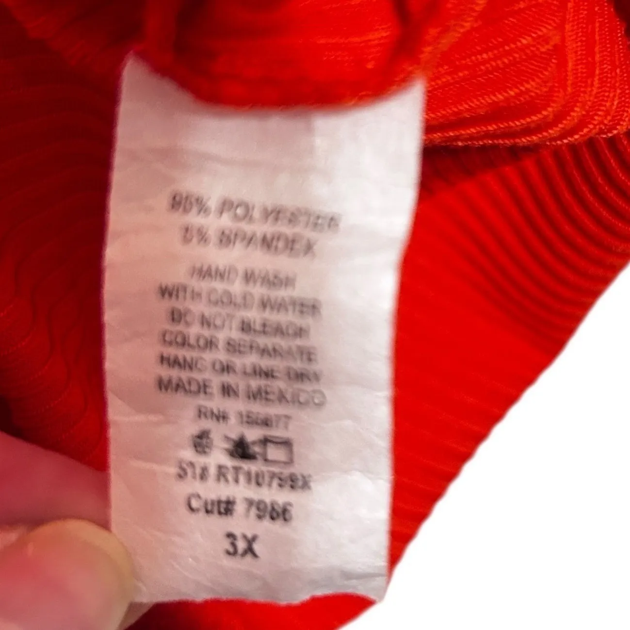 Ragdoll Women Top 3X Orange Lace Trim Bow Detail Ribbed Stretch Blouse Y2K Retro - Image 7