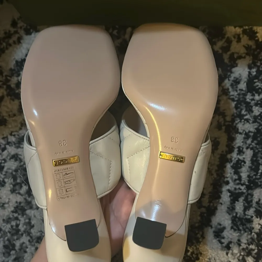 Gucci Double G 60MM Thong Sandal Mules size 38 - Image 7