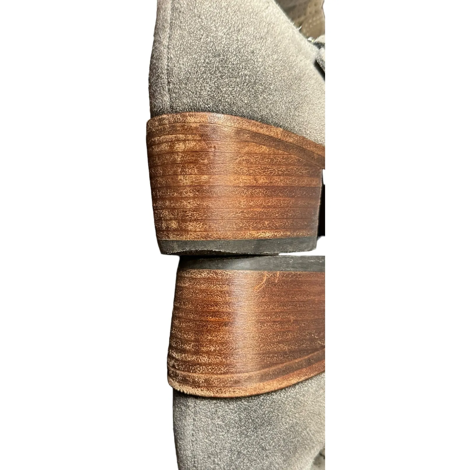 Donald J Pliner Women's Boots Ankle‎ Suede Adjustable Buckle Strap Pull On 6.5 - Image 7