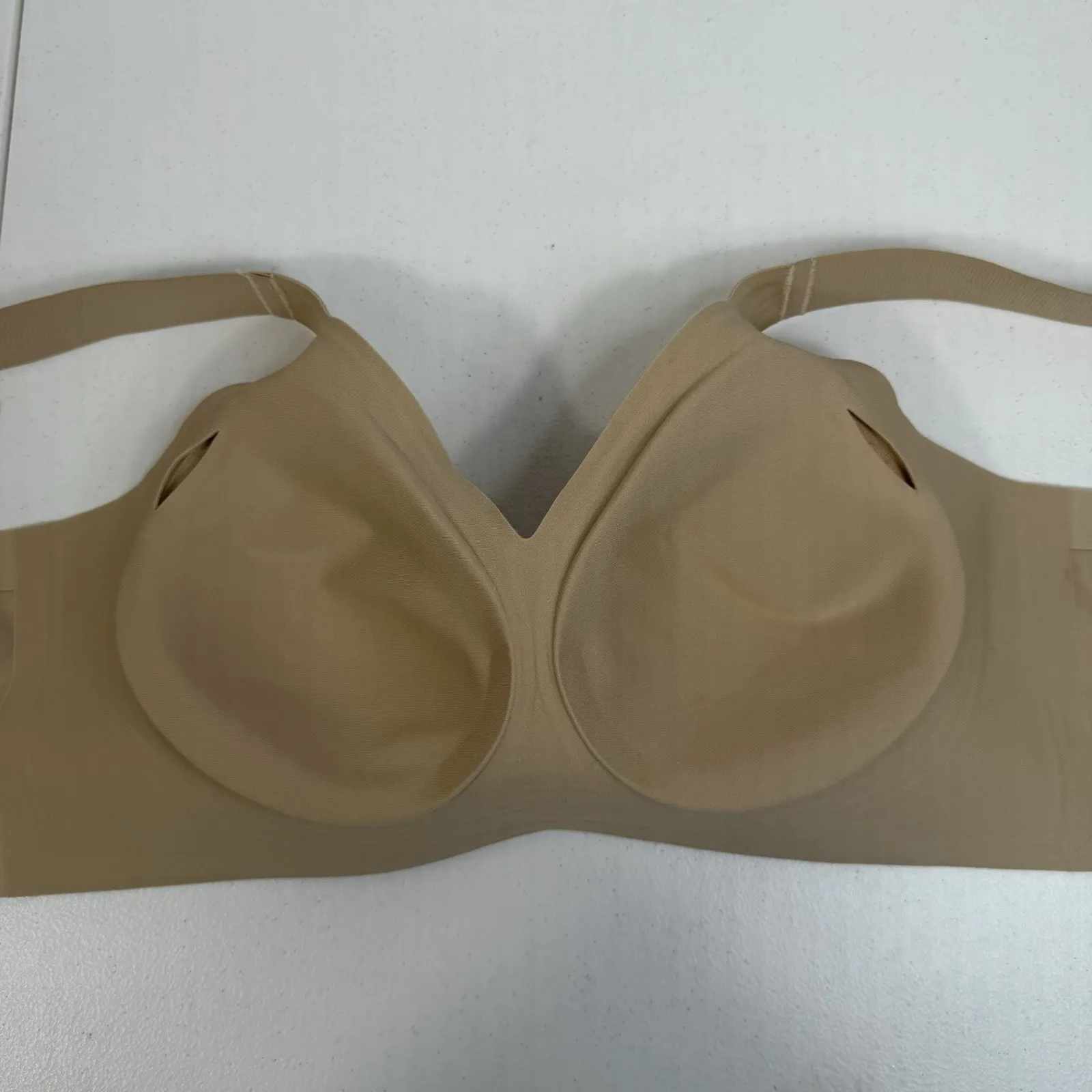 Seamless S Bra No Underwire Comfort Push Up Bras Buttery Soft Bralette Women’s Tan - Image 9