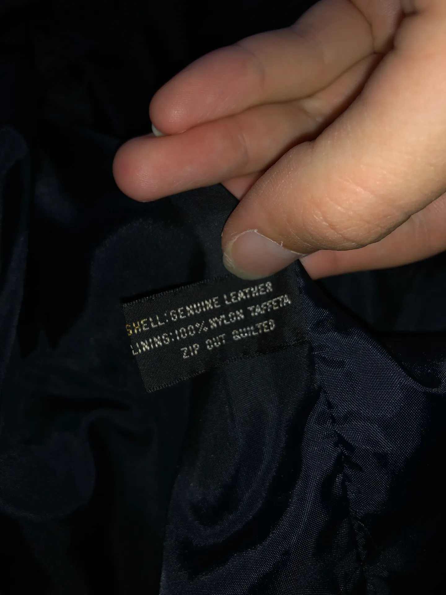 vintage womans leather jacket Black Size M - Image 4