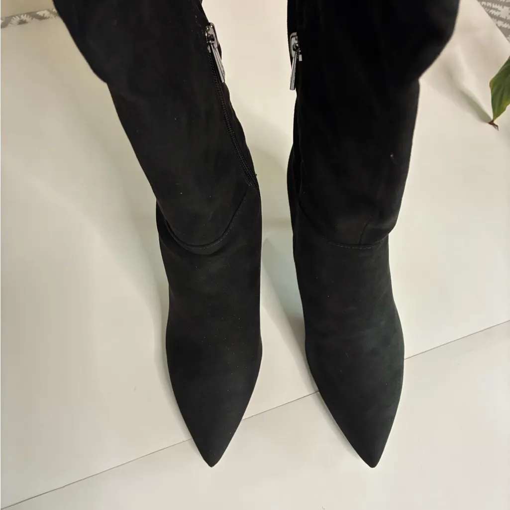 NEW Jessica Simpson Amriena Over the Knee Boots Black Size 6 Stiletto Heel - Image 6