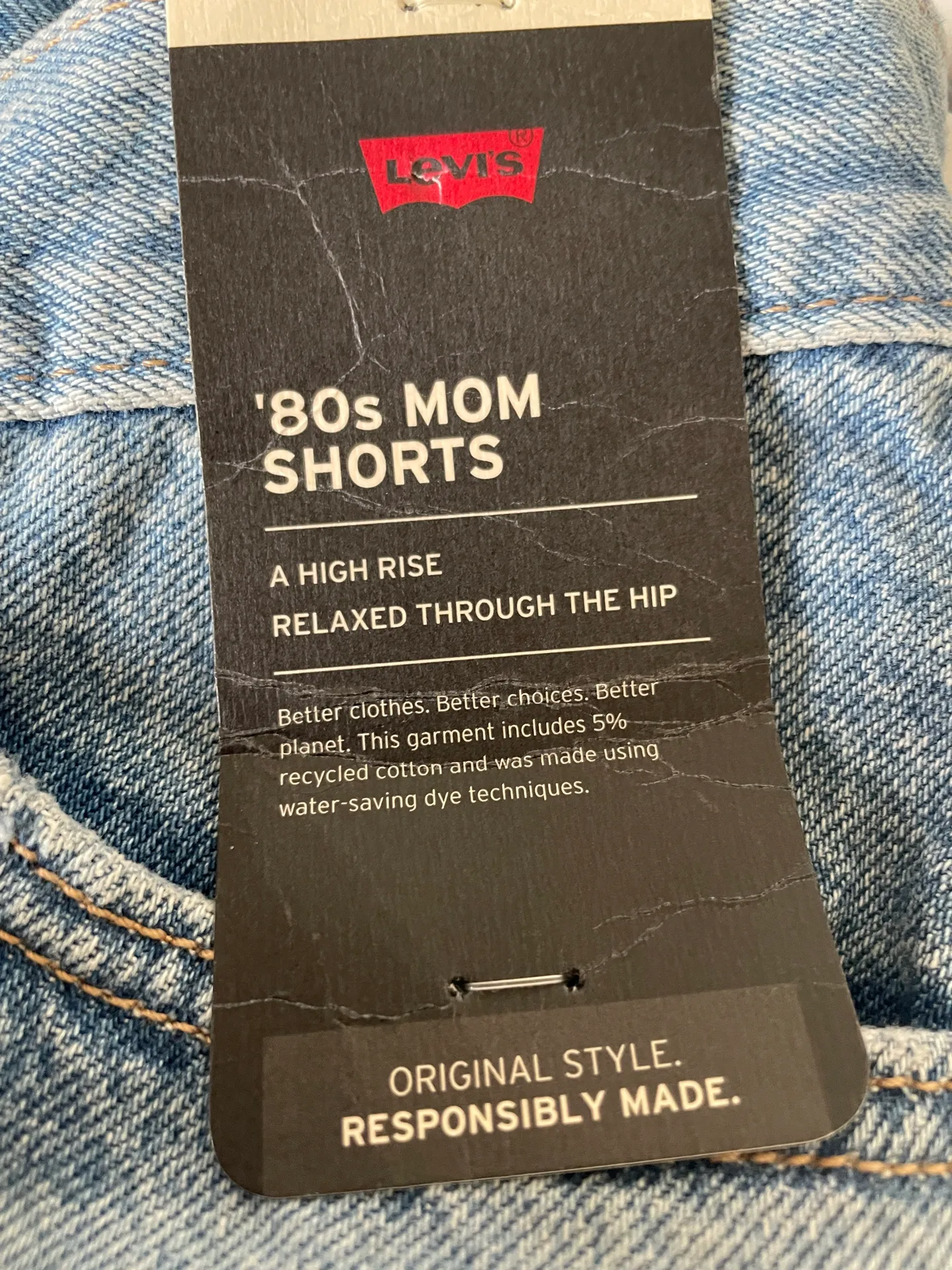 Levi’s Mom Jean Shorts 80s - Image 4