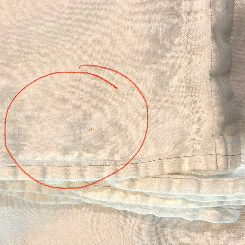 Y2K Style And Co Collection Women’s 100% Linen Wrap Around Cream Color Skirt 18W - Image 7