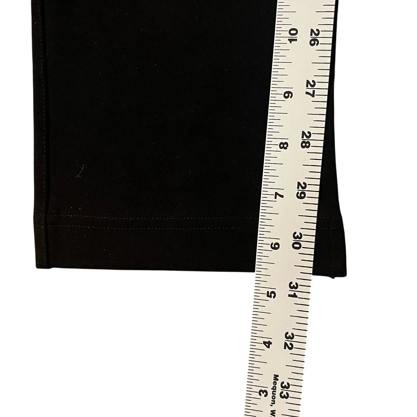 Betabrand Womens Black Straight Leg Pants Stretch Size Medium Ankle Length - Image 14