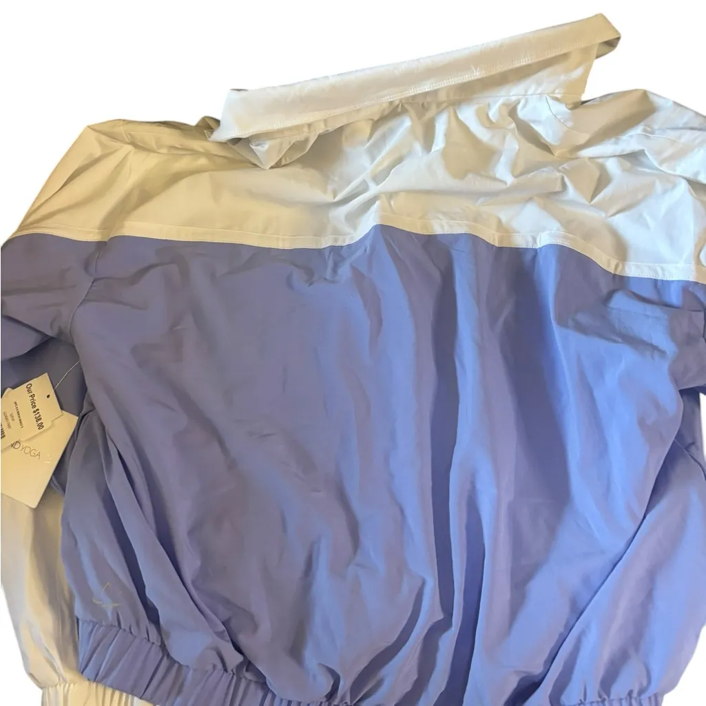 Beyond Yoga  Colorblock Go Retro Jacket Periwinkle Cloud Small NWT $138 - Image 2