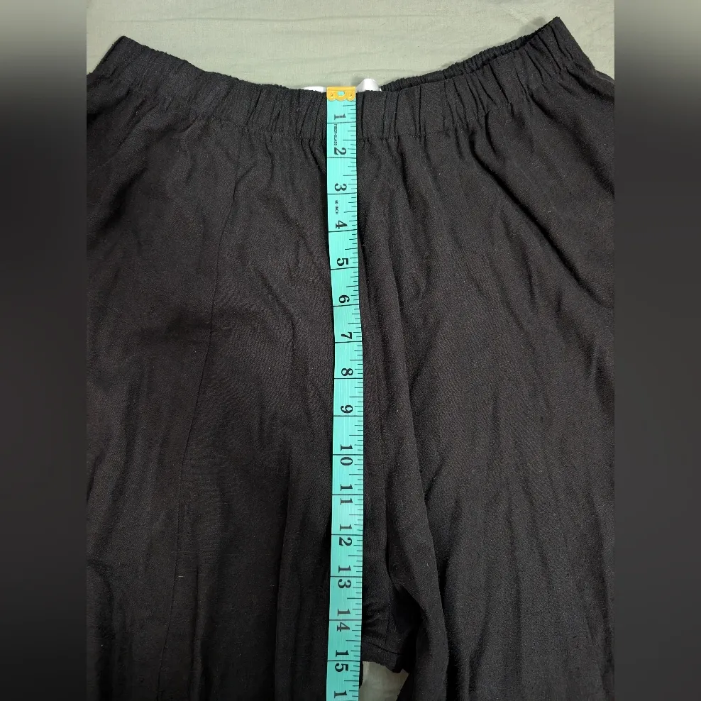 Bird Of Paradise 8 Gore Silk Pants Women's Large Black/Charcoal Black - Image 5