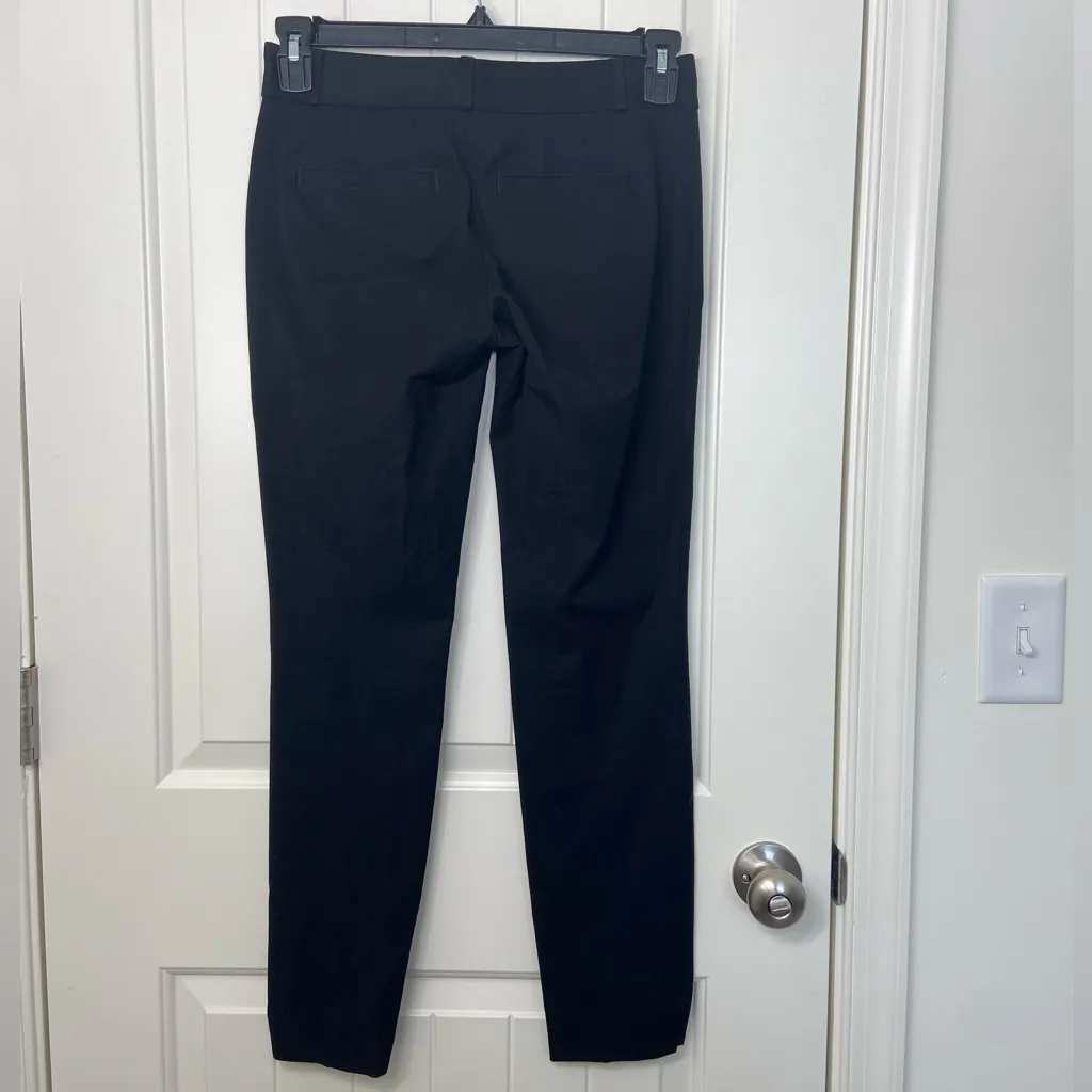 NWOT Banana Republic women’s‎ solid black sloan fit stretch dress pants size 0 - Image 4