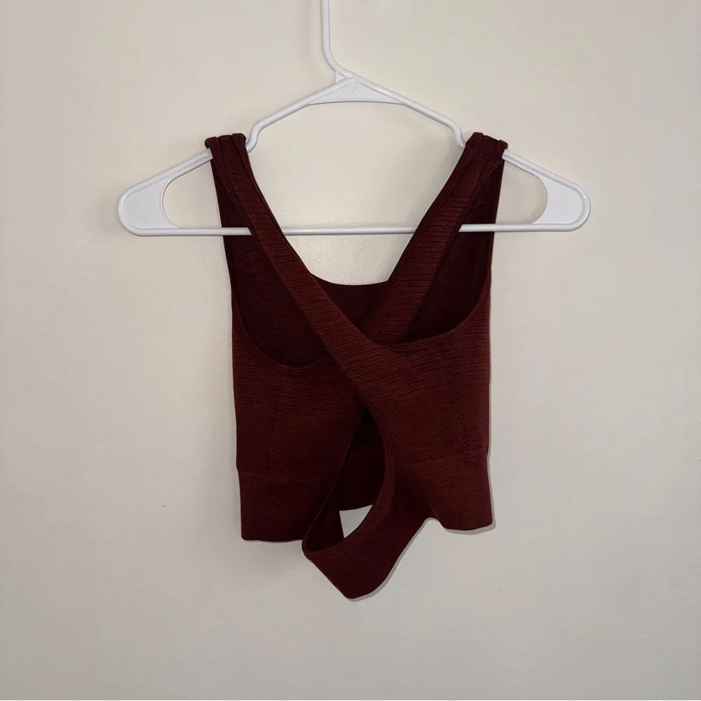 Alphalete Vault Sports Bra Copper Medium - Image 5