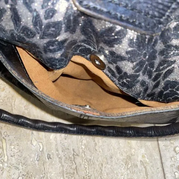 Patricia Nash Rienzo‎ glitter rose satchel purse bag - Image 9