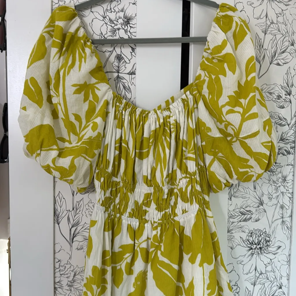 Maeve Anthropologie Feliciana tropical print mini dress - Image 4