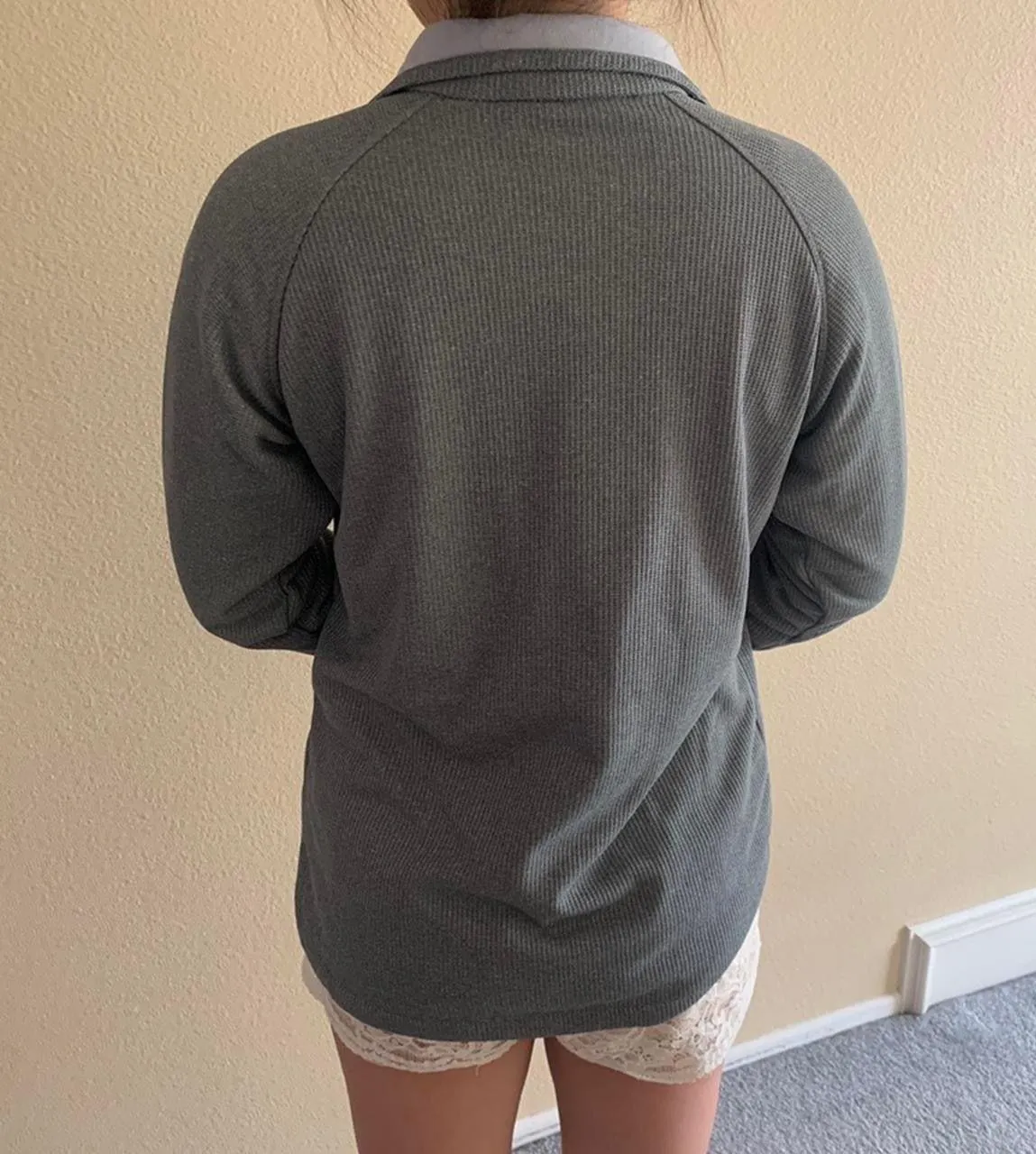 Columbia Gray Quarter Zip Jacket - Image 2