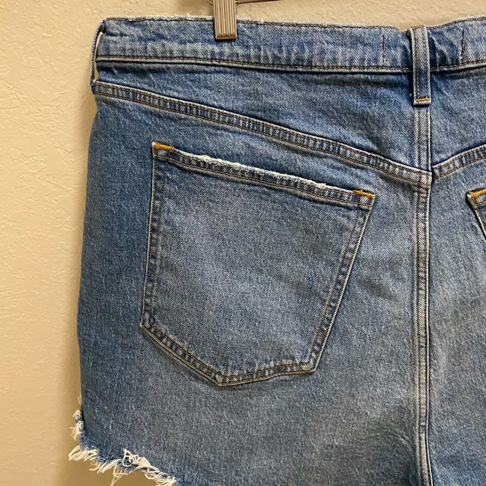 Blue The Mom Short High Rise Curve Love Size 20 - Image 9