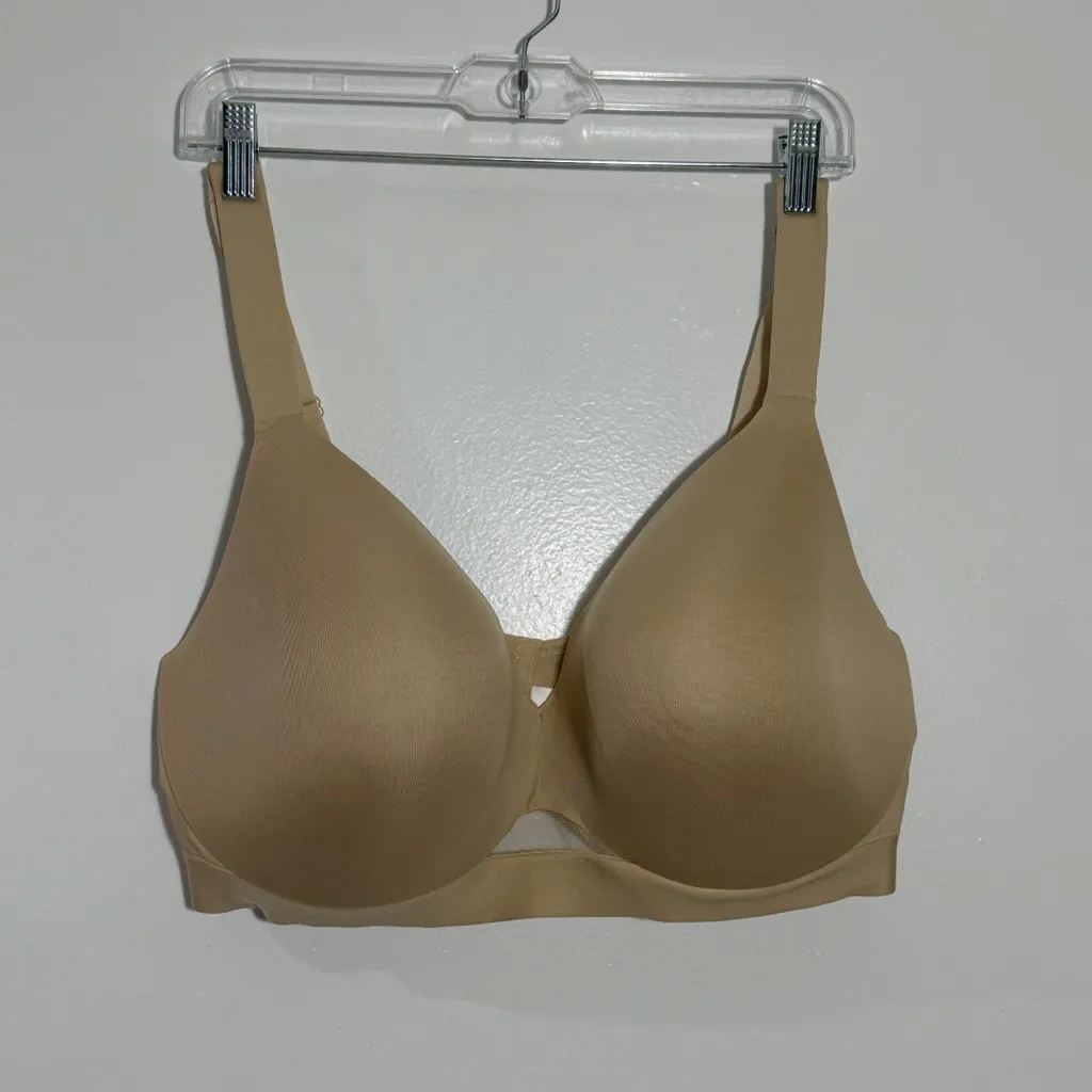 NEW Cacique Lane Bryant Womens Bra Comfort Bliss Lightly Lined No Wire 40F Cafe - Image 2