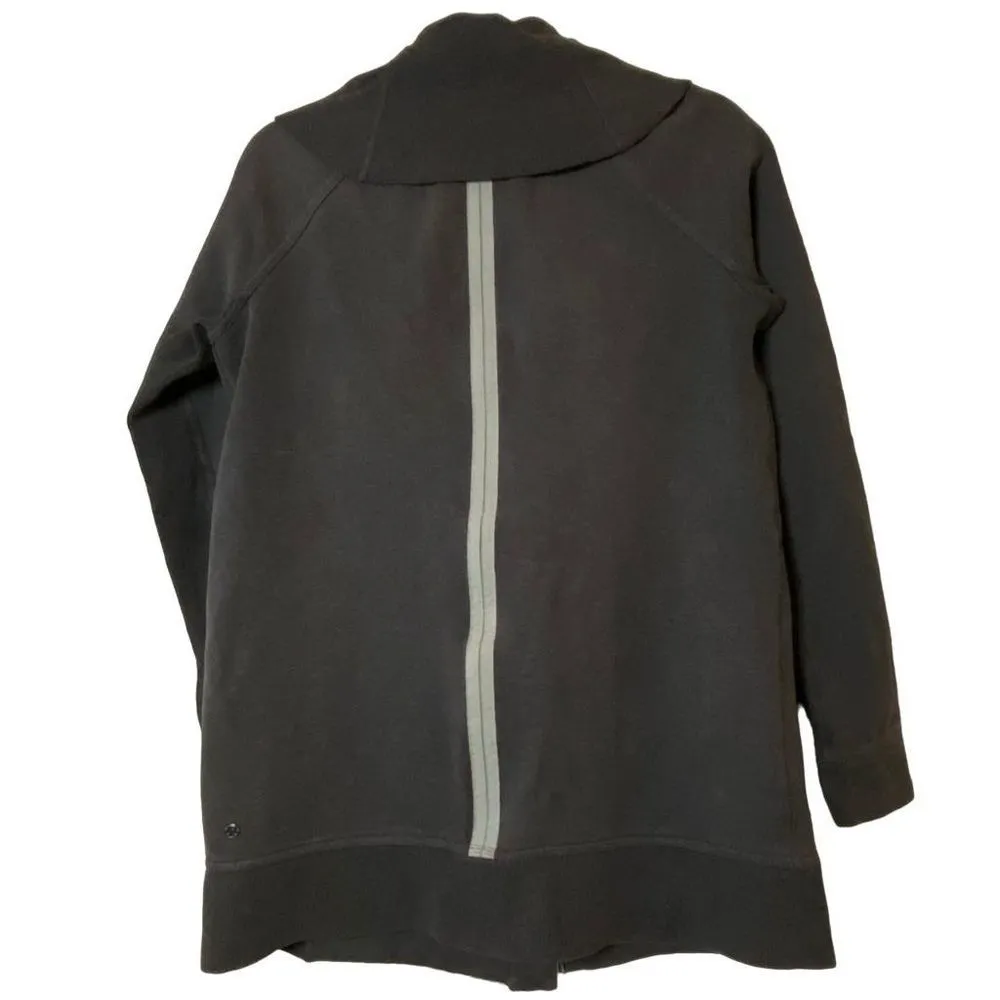 Lululemon Athletica Yin To My Yang Women's Gray Cardigan Sweater - Sz L (no tag) - Image 2