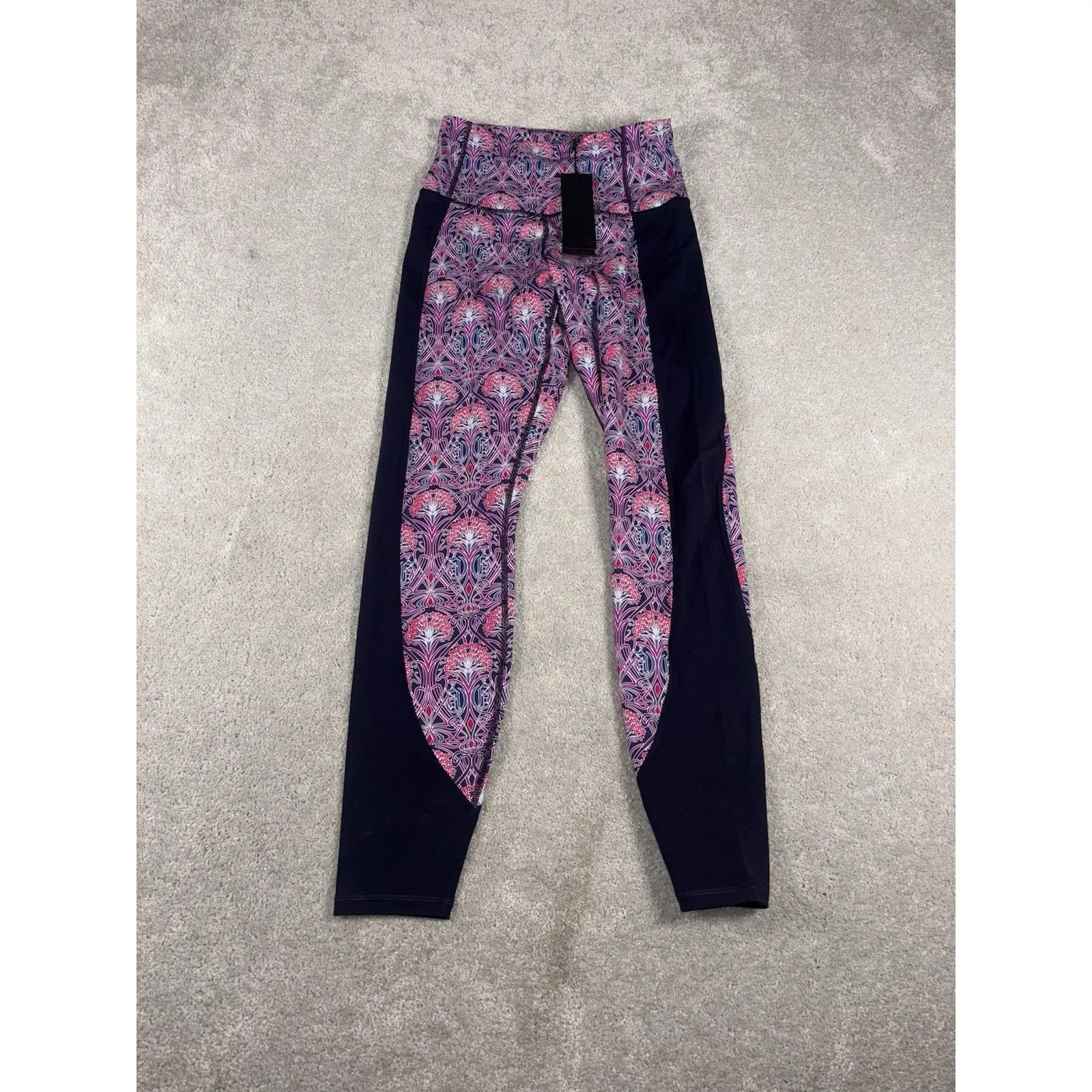 Greyson Leggings Womens Small Floral Nouveau NWT Golf Purple - Image 2