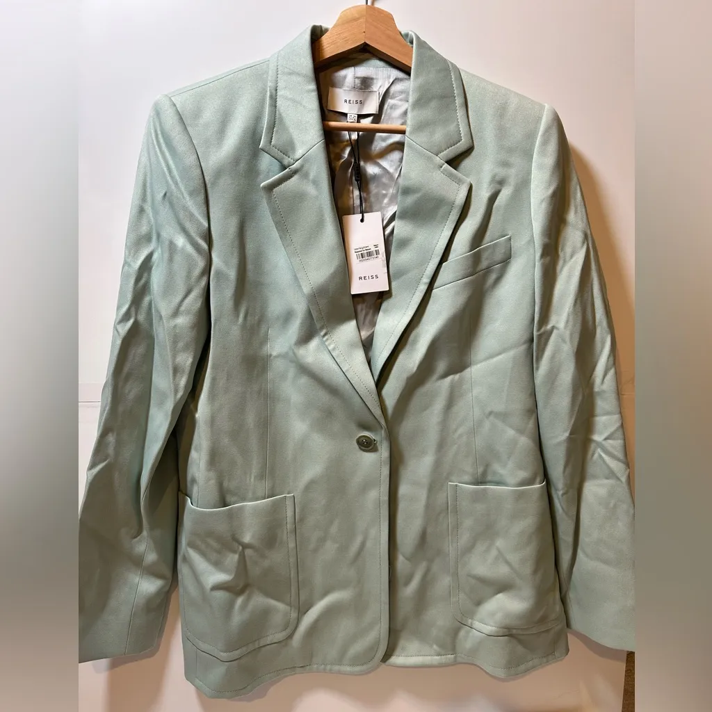 REISS NEW Mint Green women’s blazer - Image 2