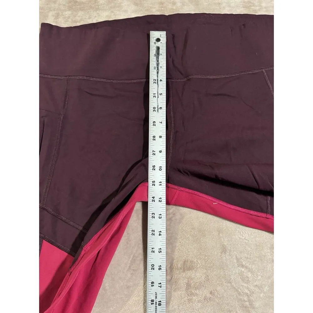 Athleta Legging‎ Womens Red Pants Pull On Tapered Workout Gym Size 1X - Image 11