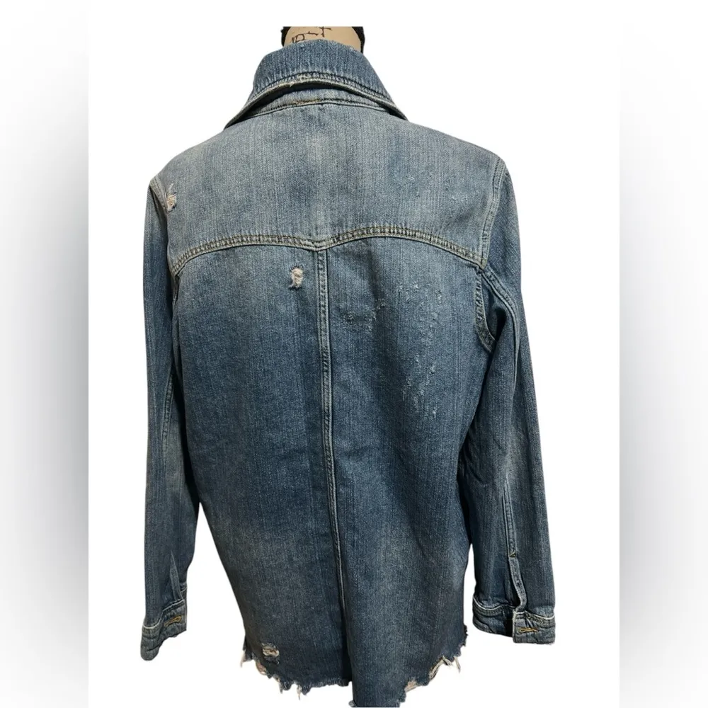 MOONCHILD SHIRT DENIM 100% Cotton Jacket sz M - Image 11
