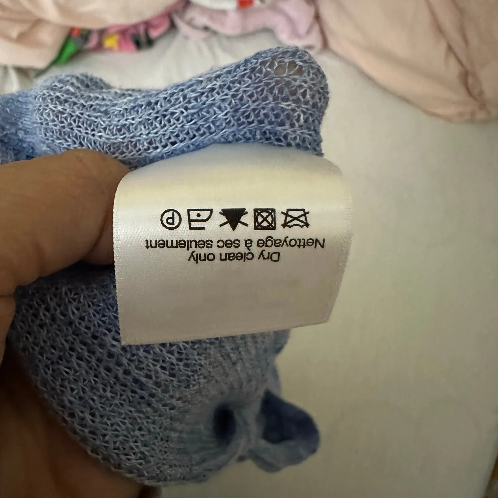 Veronica Beard Kellen Twist Front Sleeveless Sweater Size Small Blue - Image 8