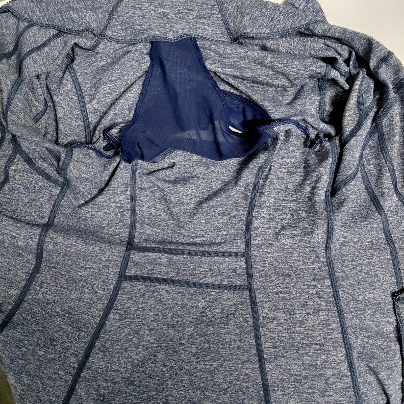 Lululemon Define Jacket Womens Size 4 Blue Full Zip Thumbholes Athleisure Yoga - Image 8