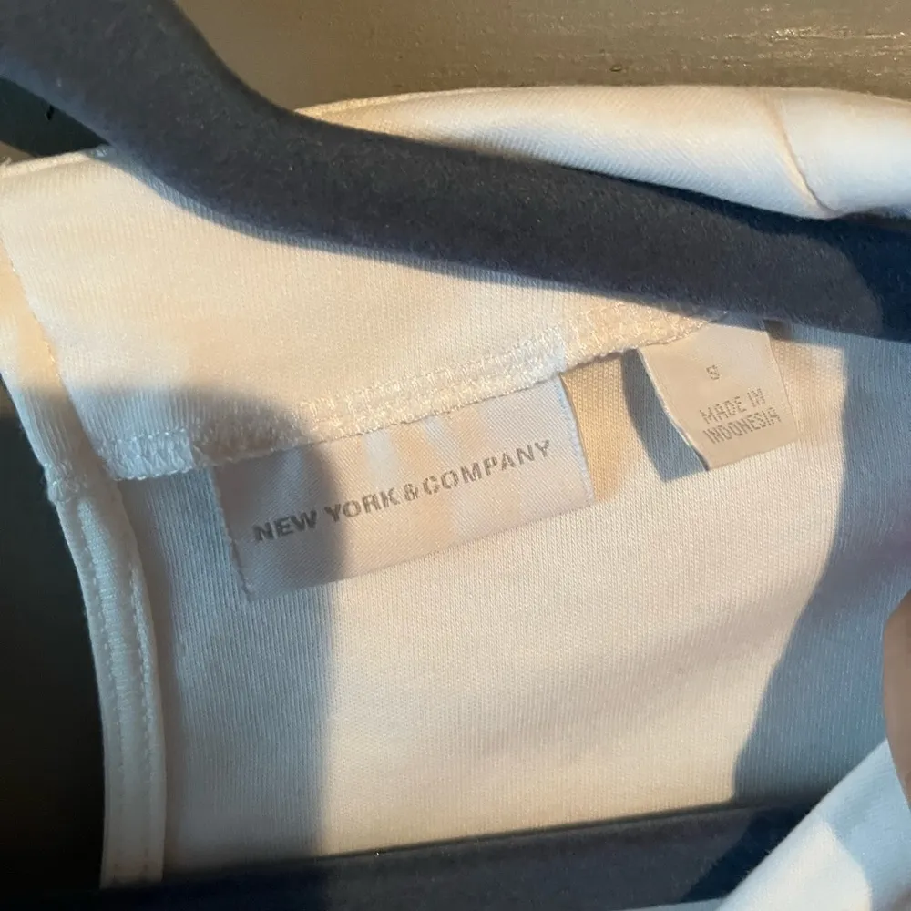 New York & Co white cap sleeve dress - Image 2