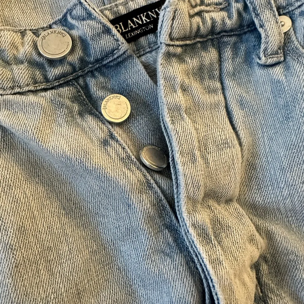 BLANK NYC  Lexington/Cooper Slit Hem Straight Leg Jeans - Image 6