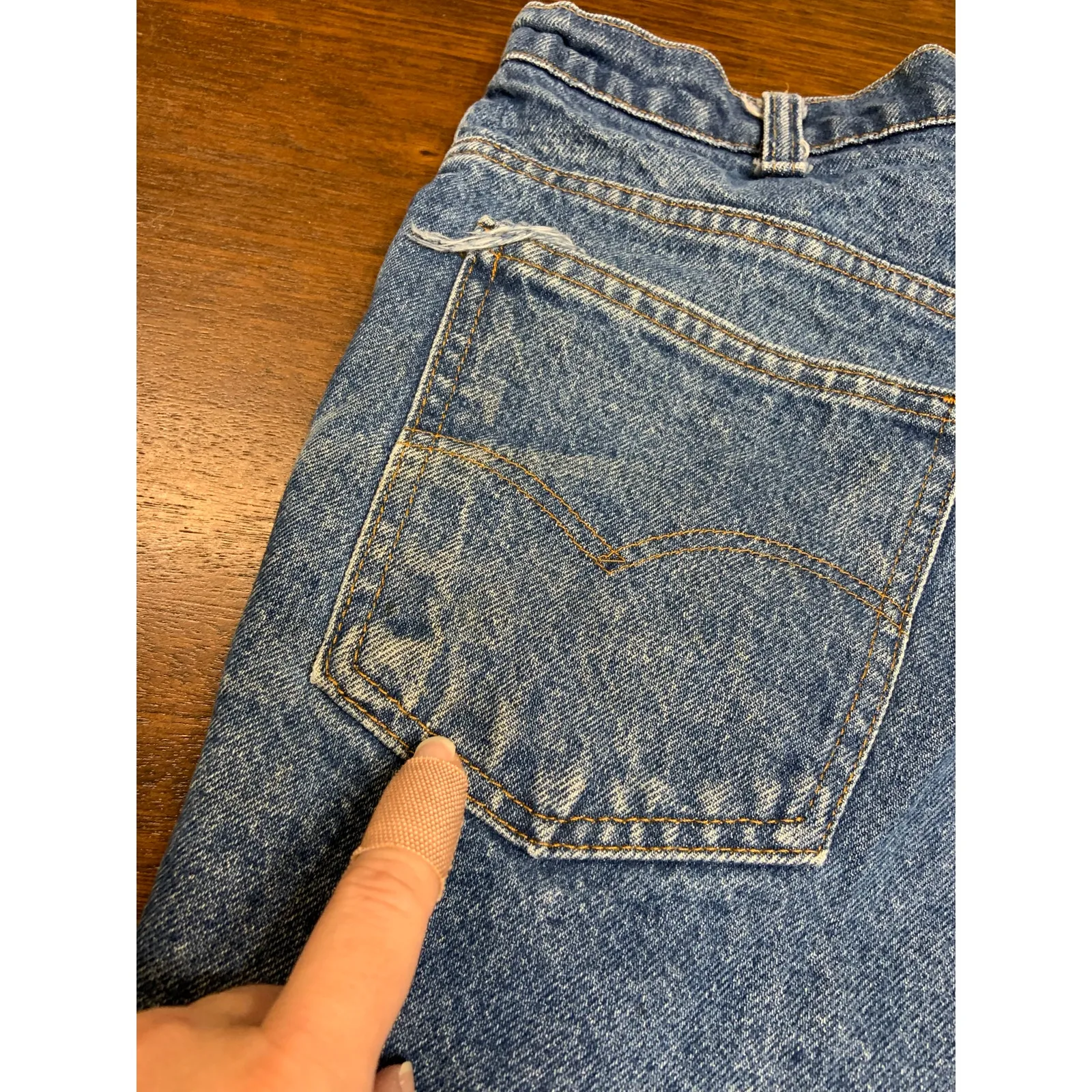 VTG Levi’s Cut Off Shorts Women Summer 60s 70s Orange Tab Western Boho Festival - Image 9