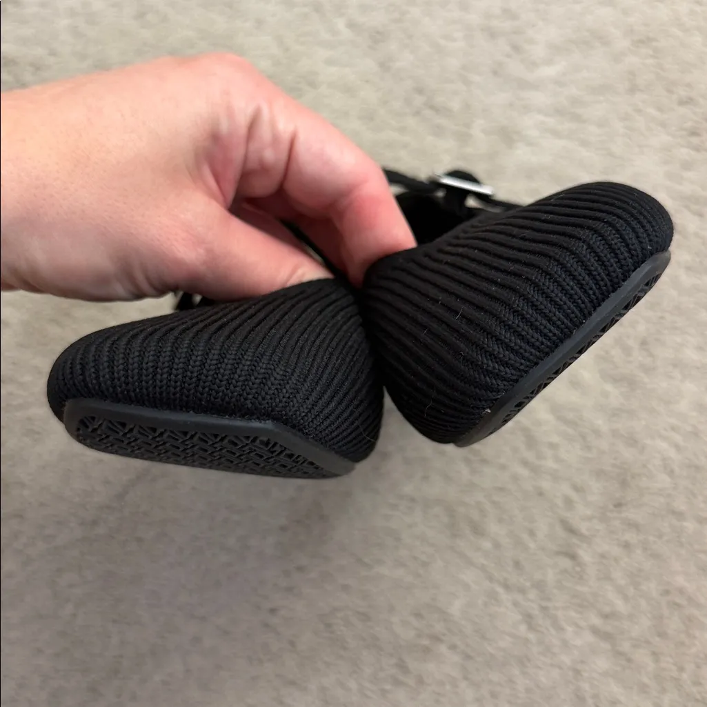 VIVAIA Square Toe Mary Jane 39.5 8 Wide Black - Image 3