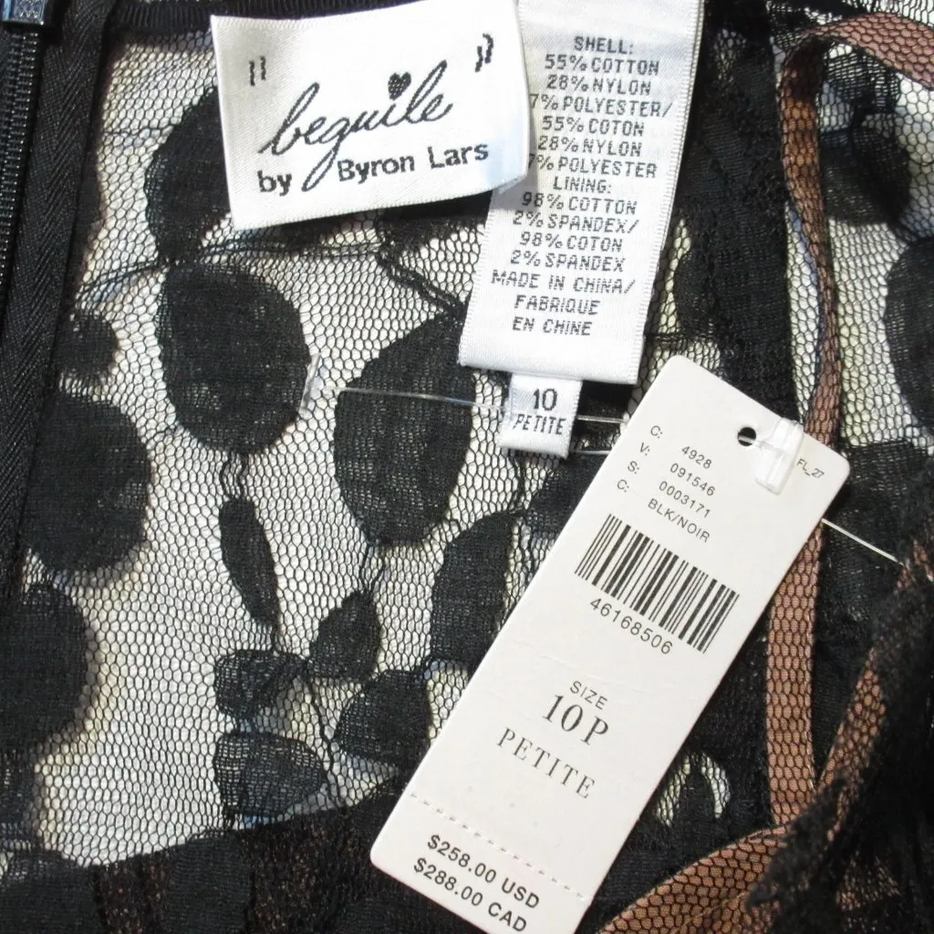 NWT Anthropologie Beguile by Byron Lars Carissima Sheath in Black Dress 10P - Image 8