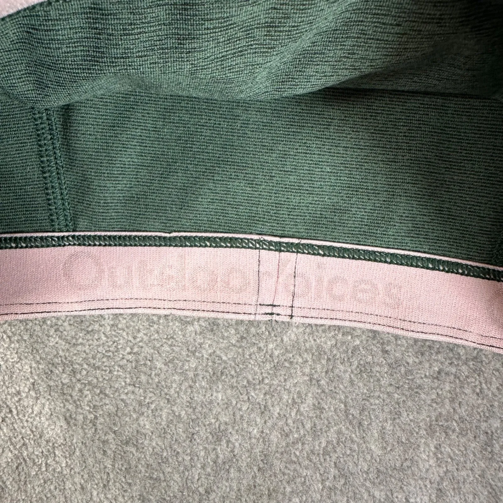 Outdoor Voices Athena Crop Top Women's X-Small Hunter Green Racerback High Neck - Image 4