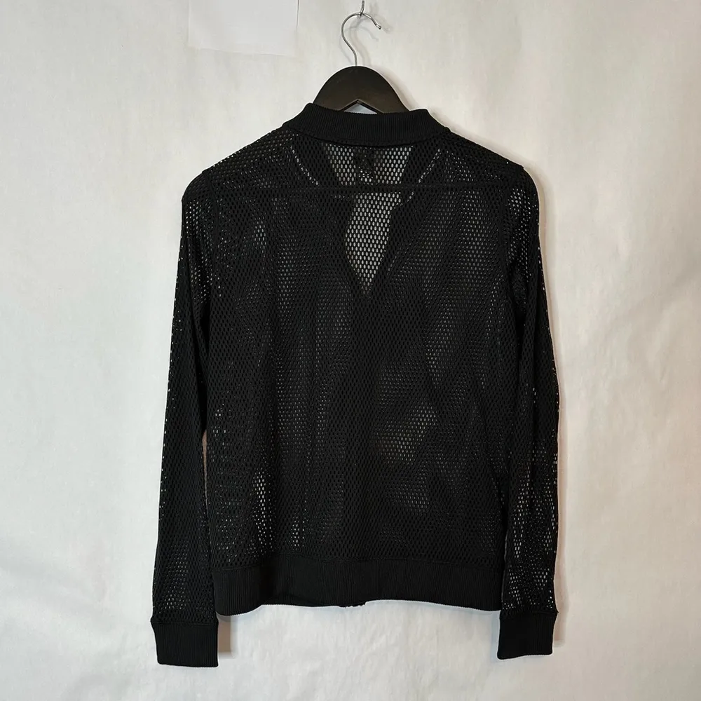 Victoria’s Secret Sport Y2K Black Mesh Bomber Jacket Size Small
Workout Baddie - Image 9