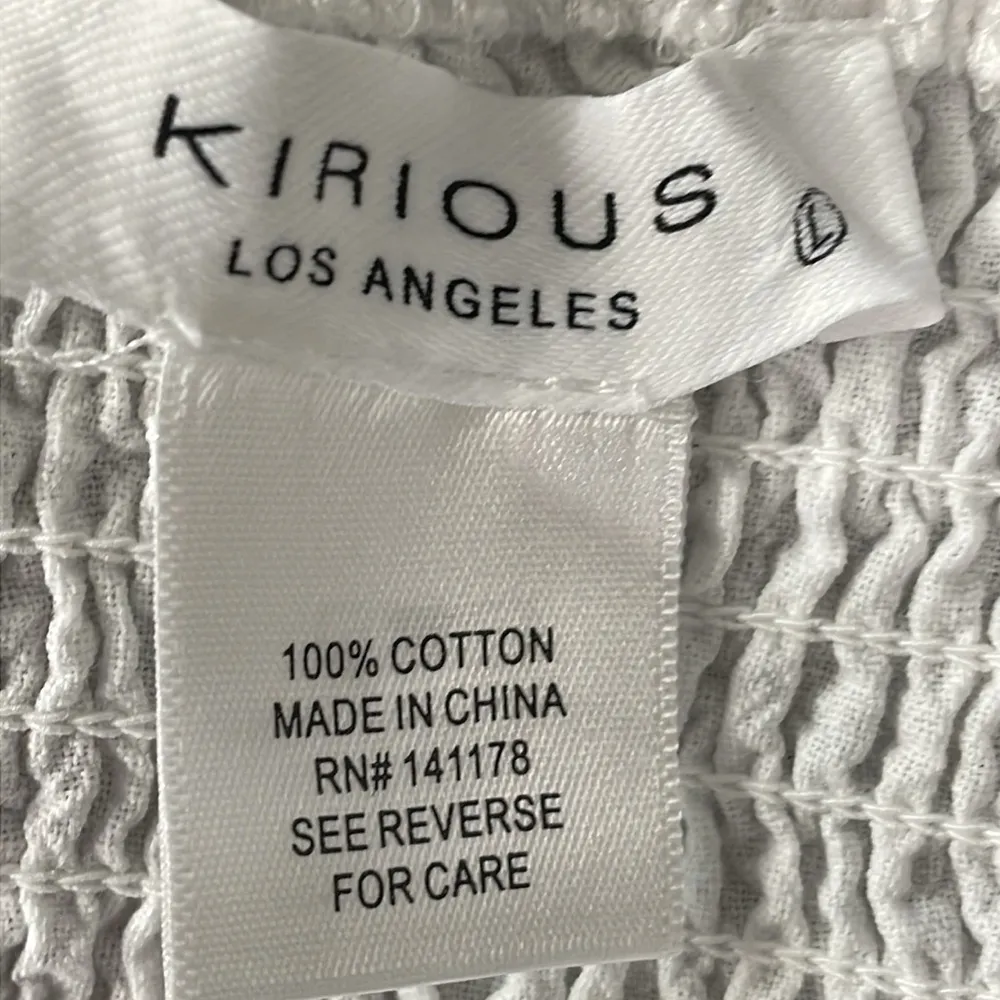 Kirious White Long Sleeve Cropped Top - Image 4