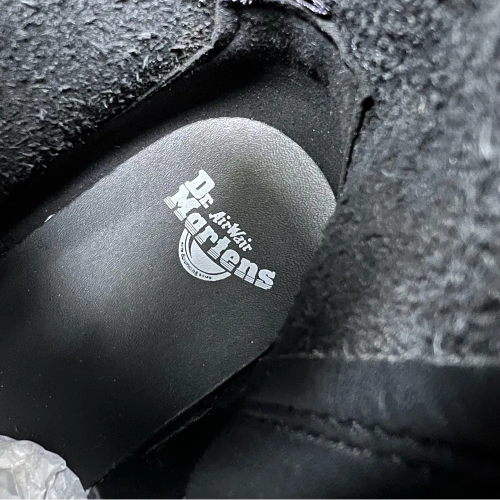 Dr Martens Jadon Black Distorted Leopard Backhand Platform Boots Size US 8 EU 39 - Image 7