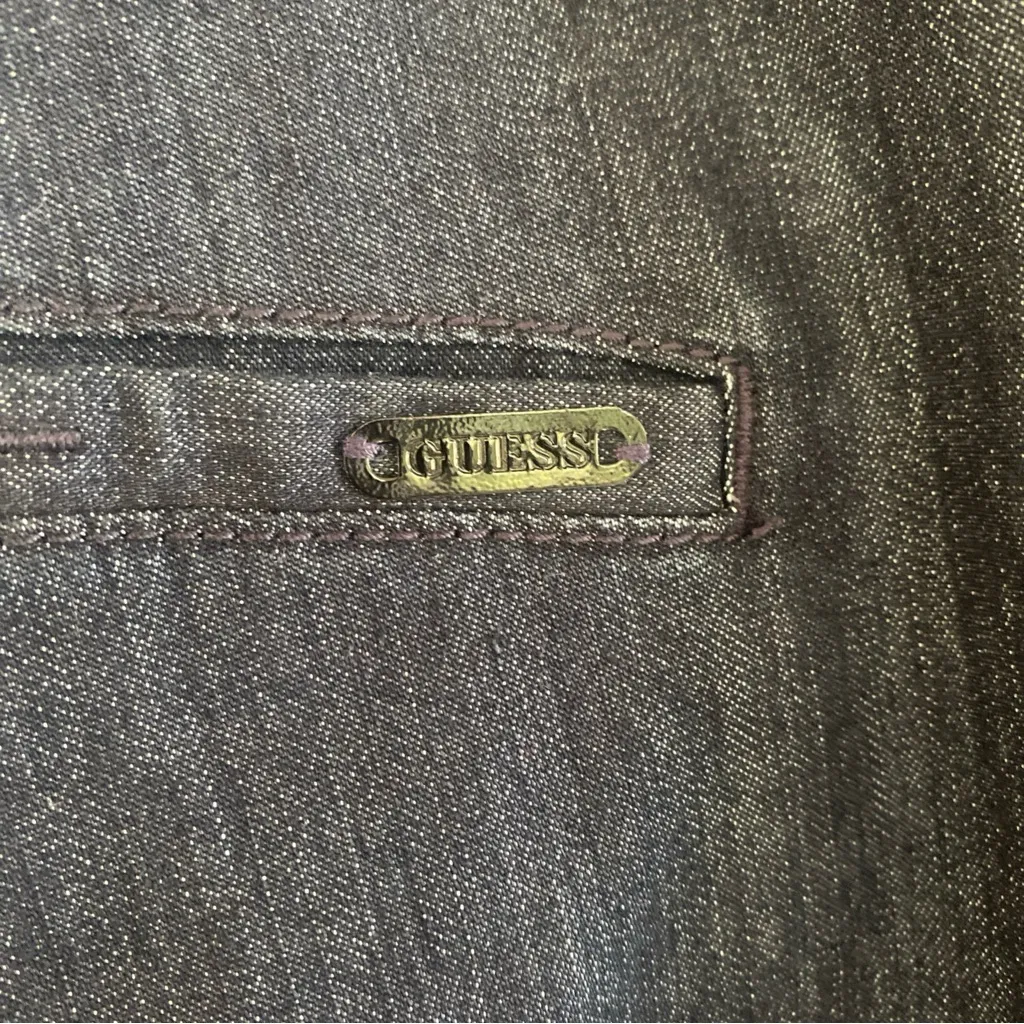 Guess Midnight Blue Wide Leg Trouser style Jeans - Image 3