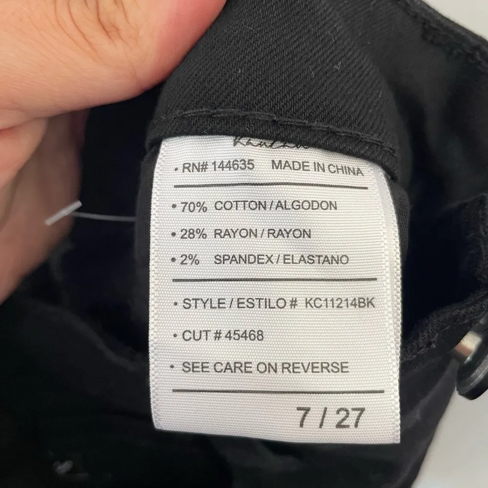 Kancan Los Angeles Jeans skinny black NWT 7/27 Size undefined - Image 10