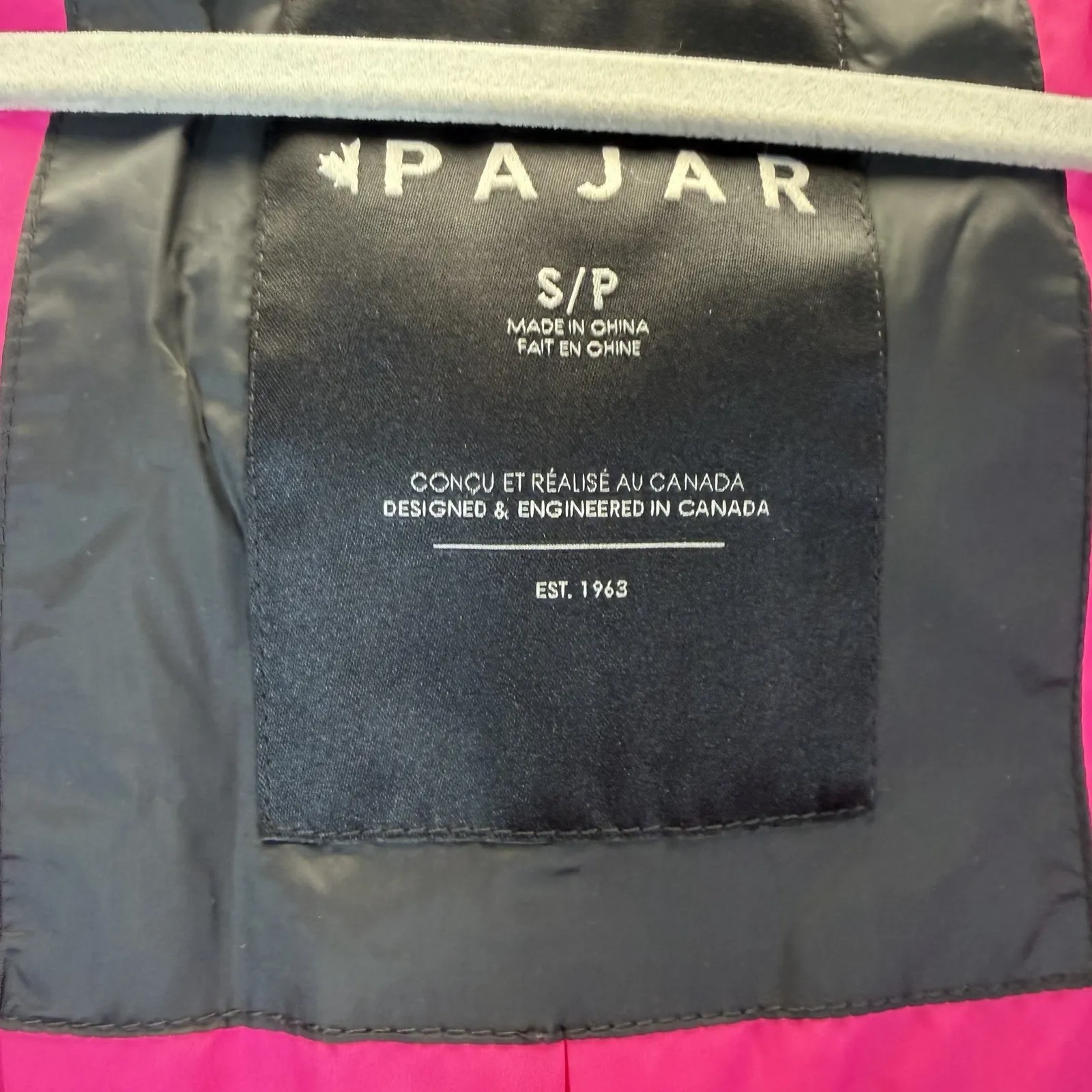 NWT PAJAR HEIRANI QUILTED PUFFER PARKA JACKET BLACK HOOD WOMENS Sz SMALL $549 - Image 5