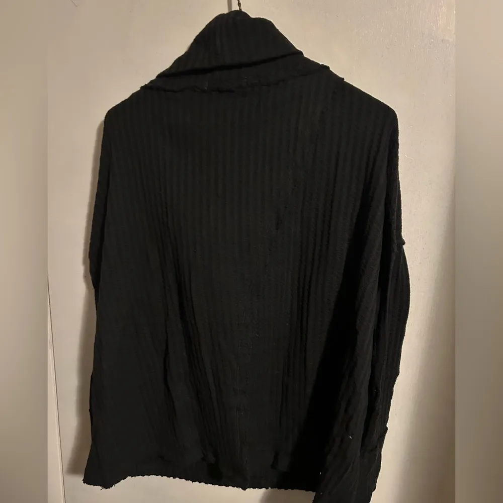 Free people juicy long sleeve cowl neck waffle knit thermal - Image 4