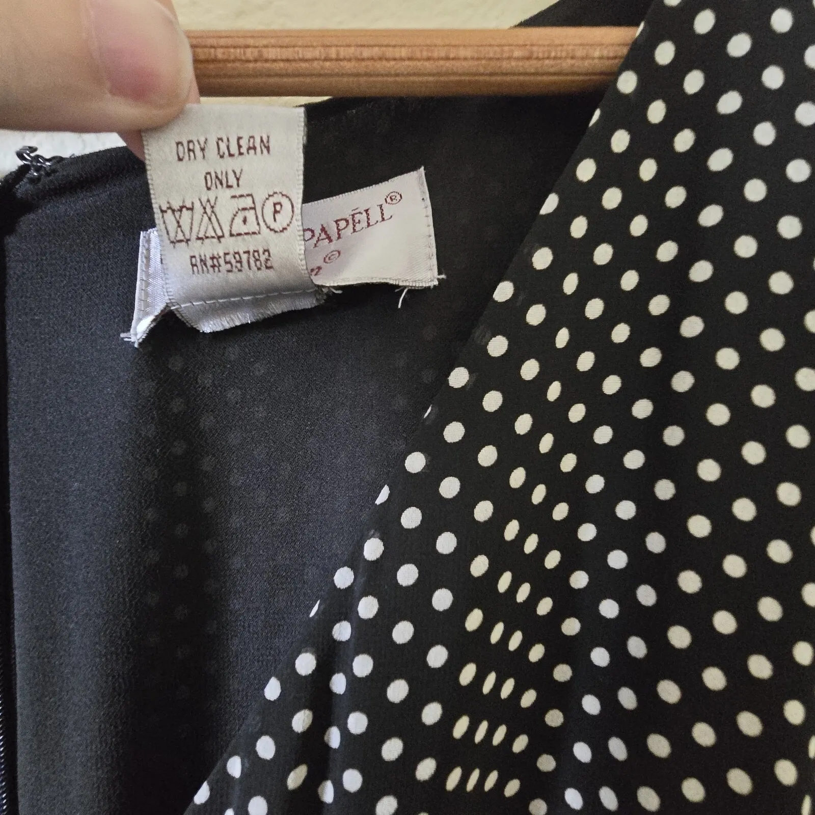 Adrianna Papell Woman Polka Dot Fit & Flare Dress V Neck Sleeveless‎ 2X - Image 4