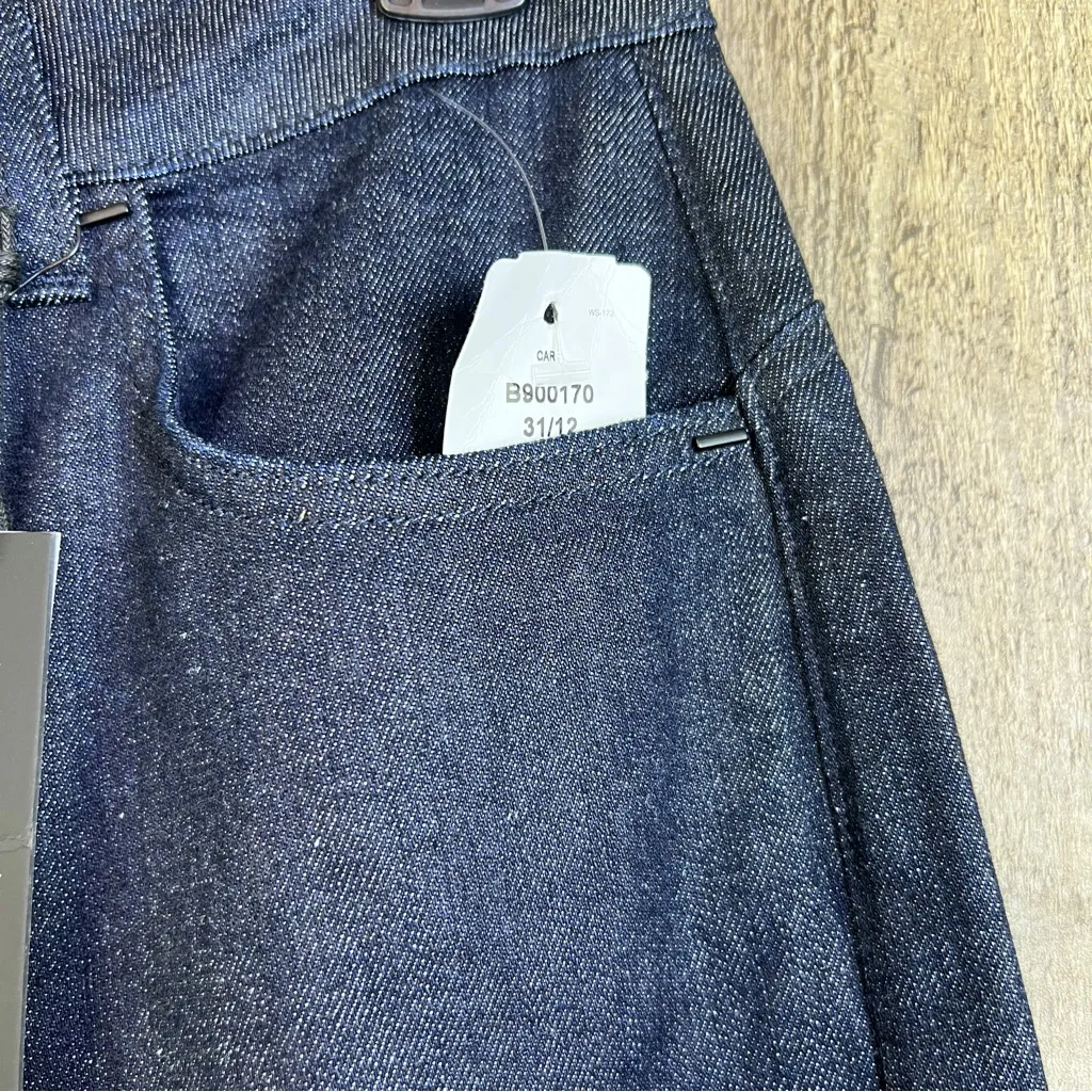 Lee Body Optix + Cushnie Size 31/12 Cropped Straight Leg Dark Wash Denim… - Image 9