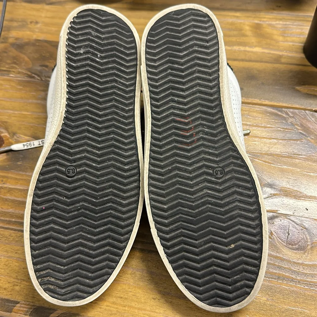 Vintage Havana White Star Black Suede Toe Sequin Heel Rollin 3 Sneakers Size 8.5 - Image 14