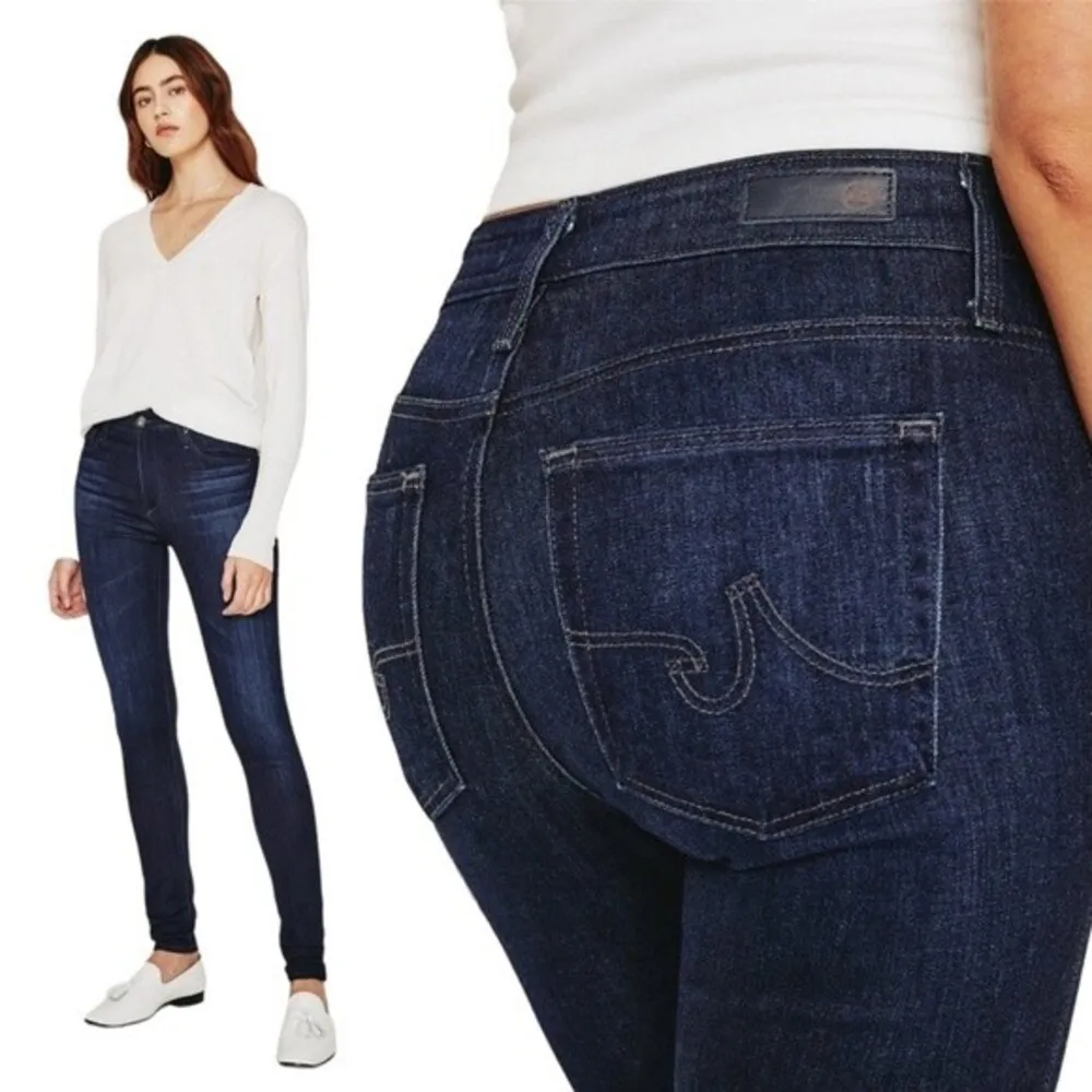 AG Adriano Goldschmied The Farrah Skinny Jean Brooks Dark Wash Women’s Size 25 - Image 16