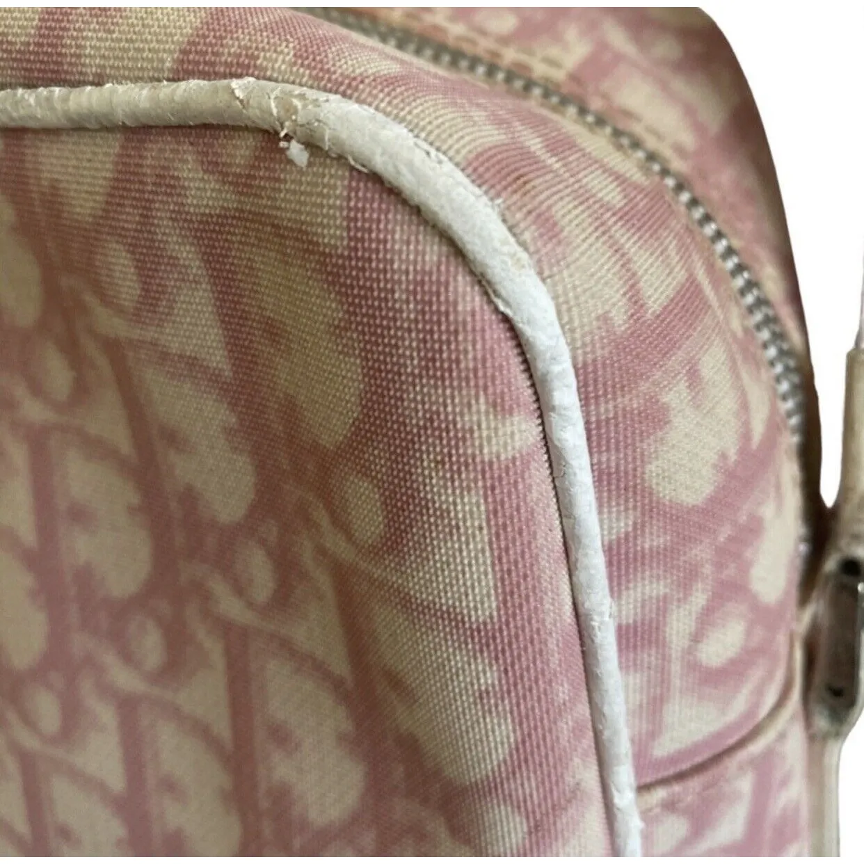 Dior Vintage Y2K Pink Trotter Crossbody Authentic - Image 12